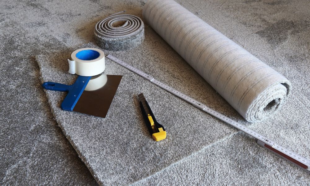 Materials for carpet repairs in Loveland, CO.