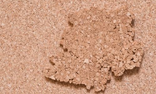 Cork flooring underlayment