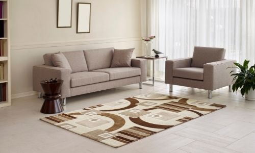An image of a tiled living room.